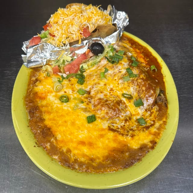 #3 Beef Enchilada & Beef Taco.