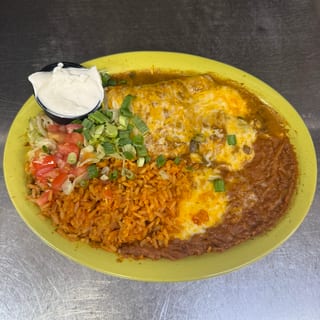 D. Chicken or Beef Enchilada Lunch Special