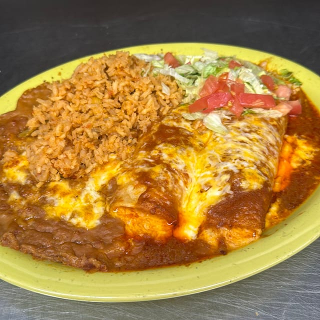 #5 Two Cheese Enchiladas.